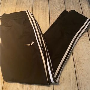 Adidas Warmup Straight Leg Stripe Sweatpants M